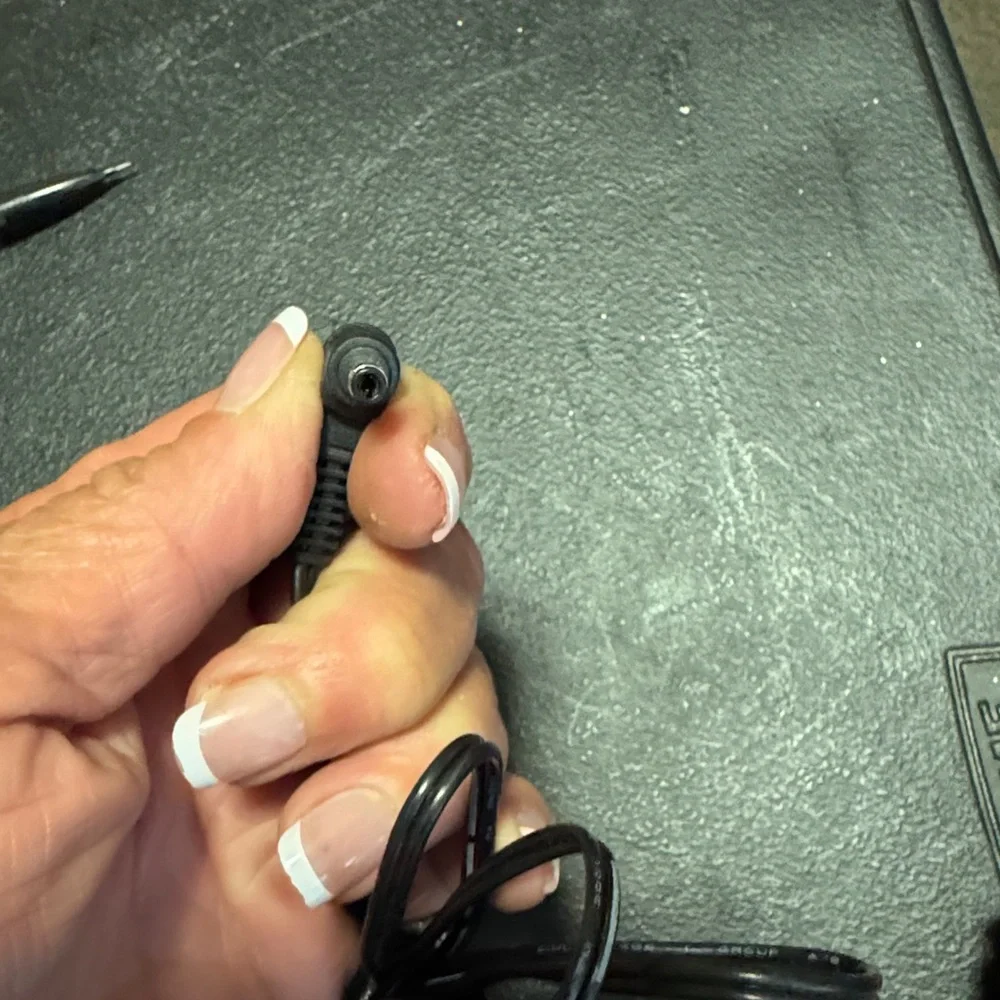 Black Power Adapter with Cable
